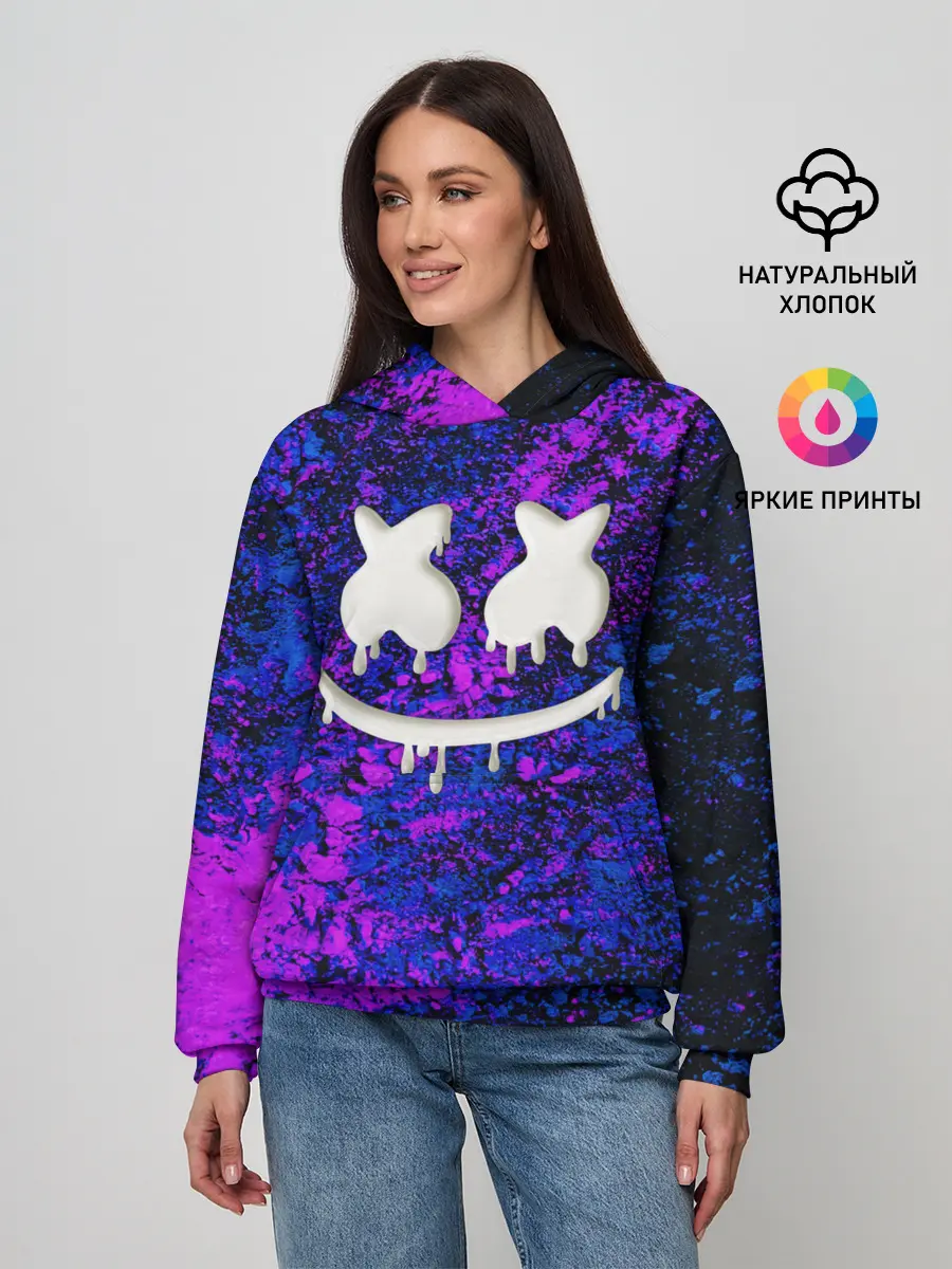 Женское худи / MARSHMELLO