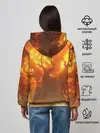 Женское худи / Горящая Сибирь