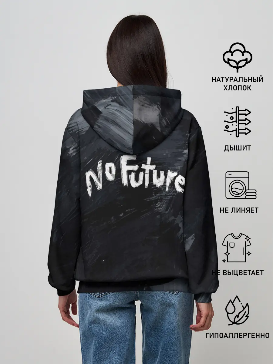 Женское худи / DARK - No Future