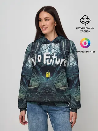 Женское худи / ТЬМА - No Future