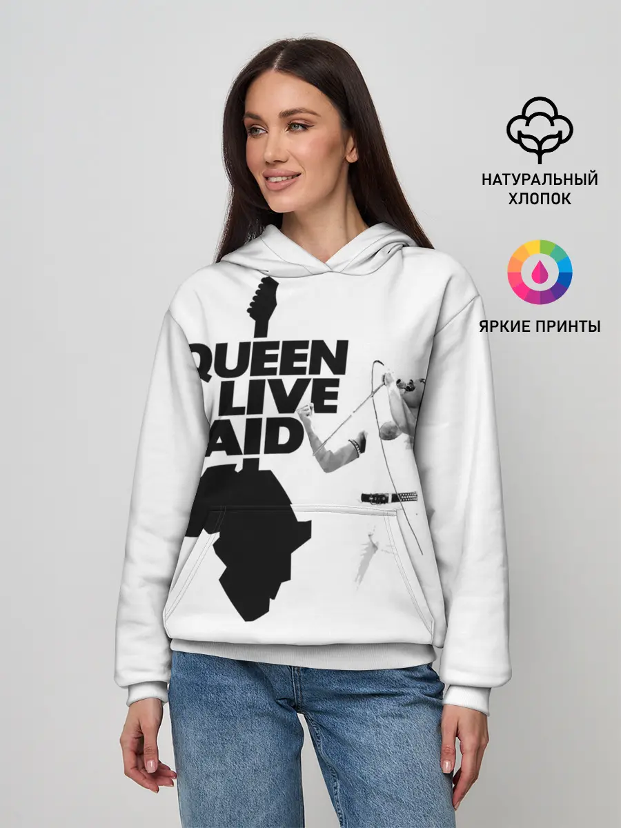 Женское худи / Queen LIVE AID
