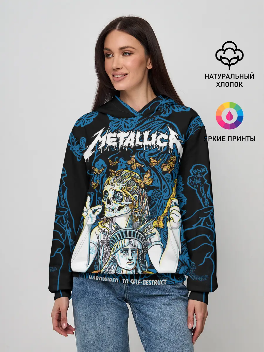 Женское худи / Metallica