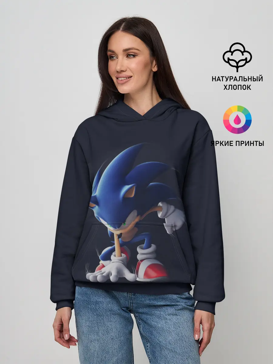 Женское худи / Sonic