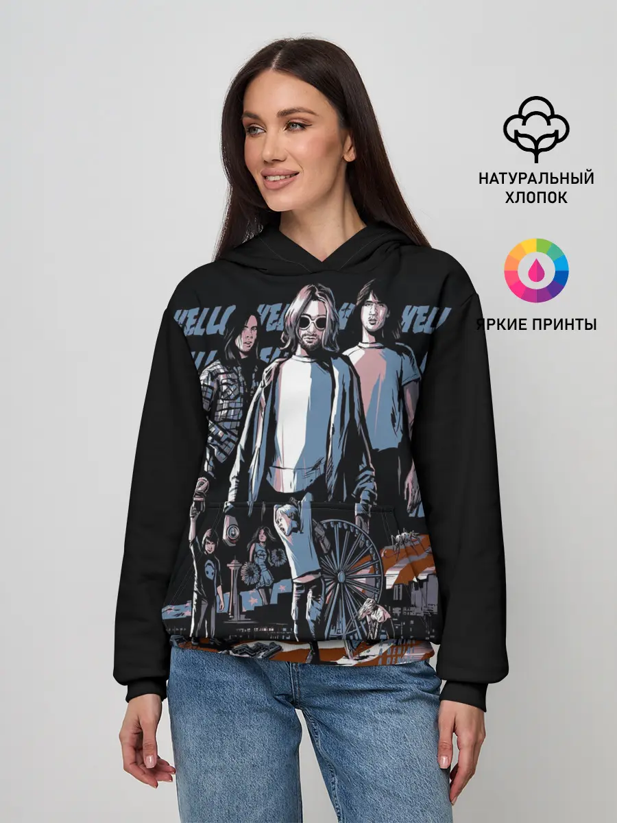 Женское худи / Nirvana