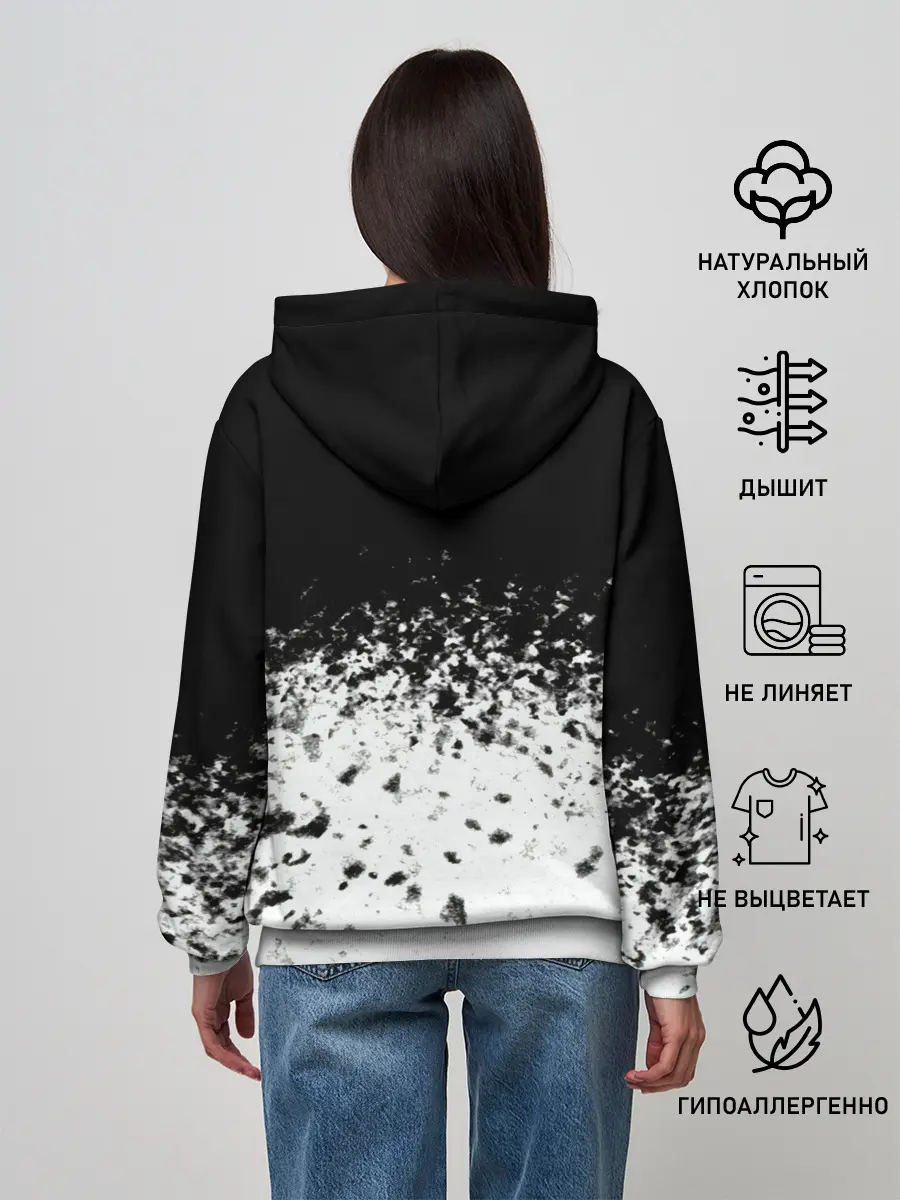 Женское худи / горизонт спрей оверлорд