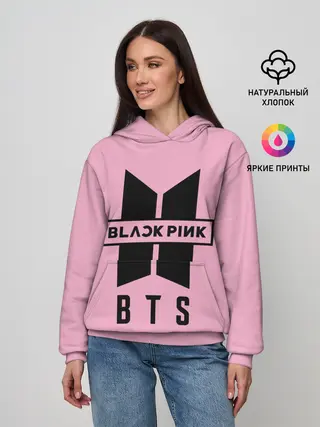 Женское худи / BTS and BLACKPINK