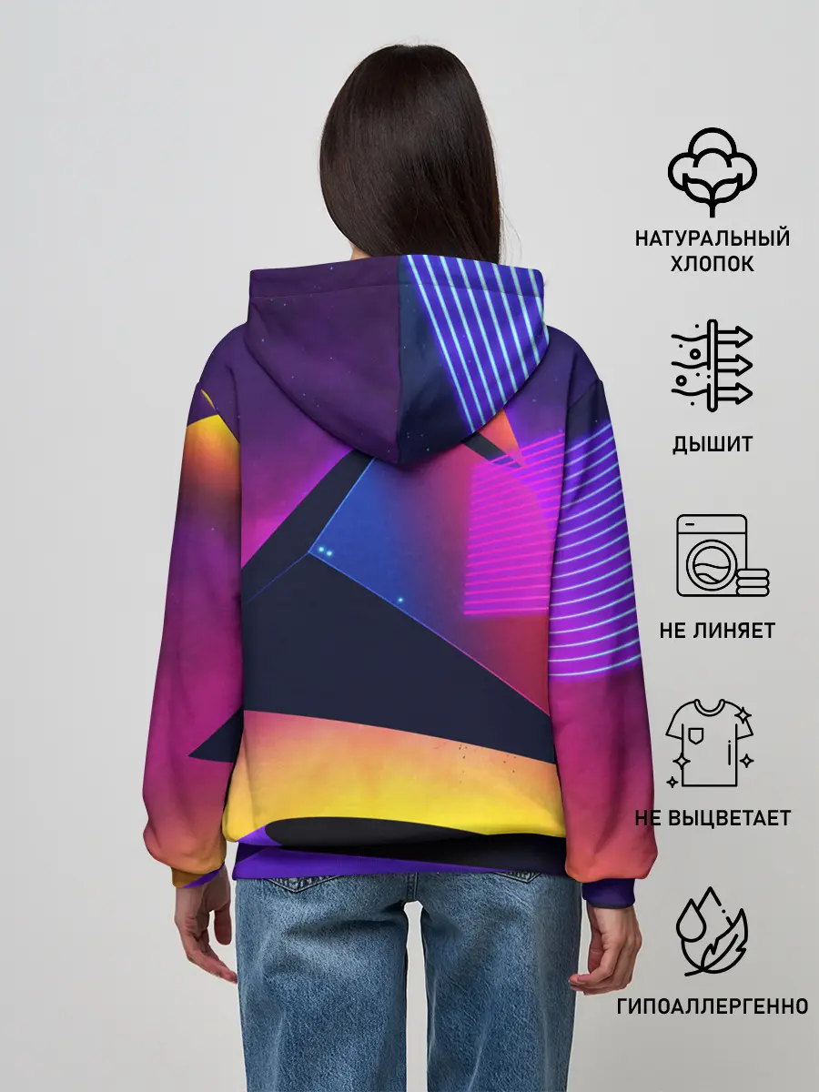 Женское худи / СТИЛЬ ГЕОМЕТРИЯ