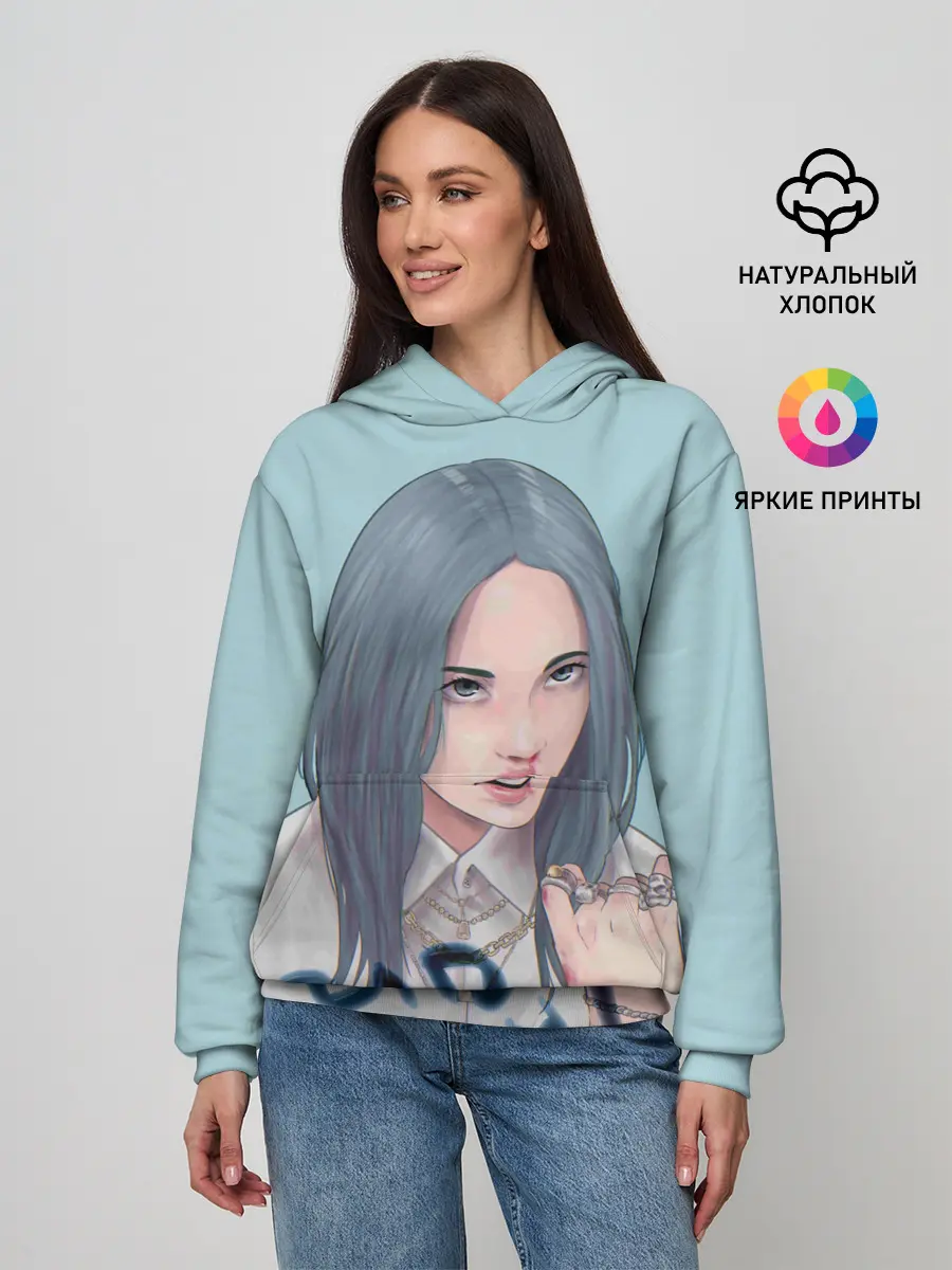 Женское худи / Billie Eilish