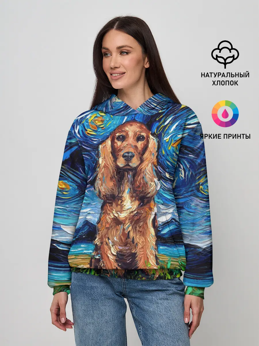 Женское худи / Кокер-спаниель