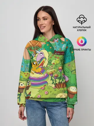 Женское худи / Ливнерог и Джейк