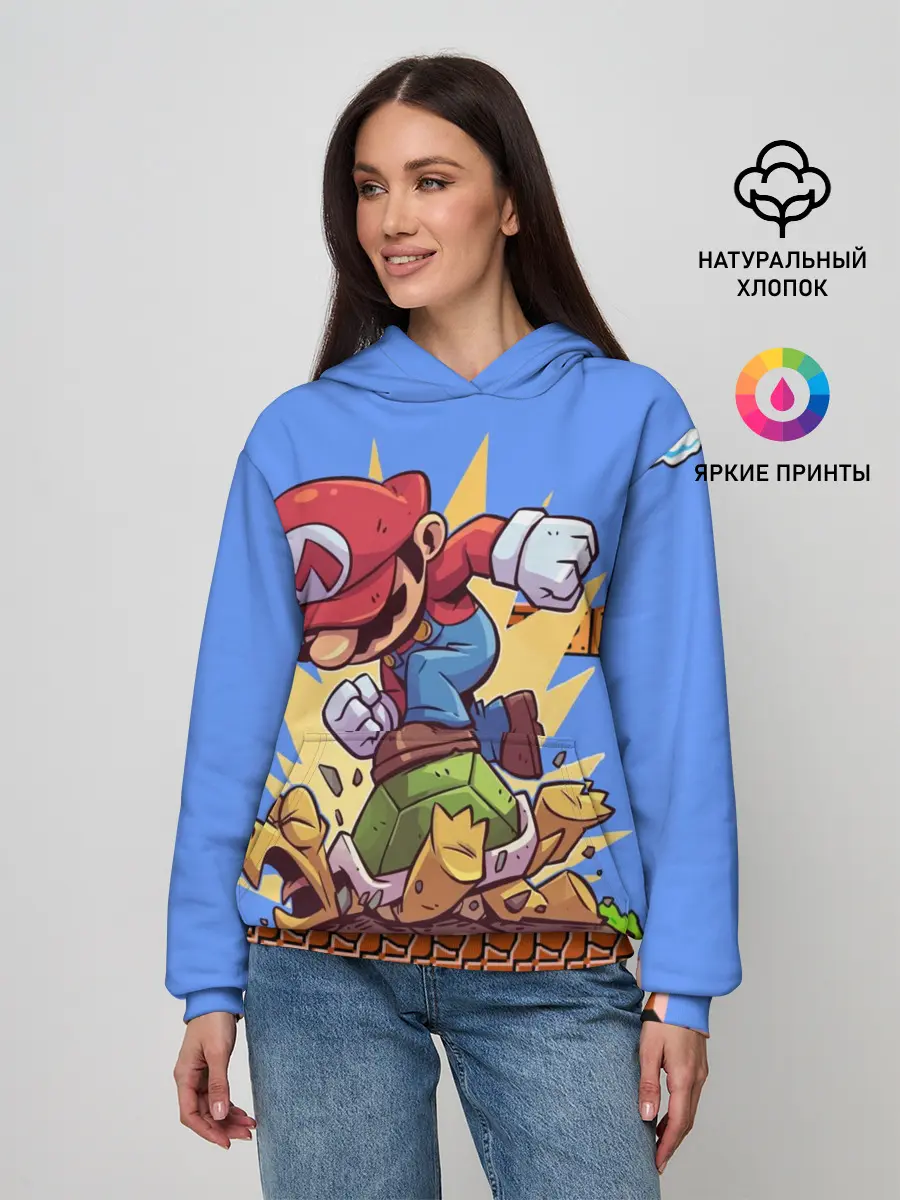 Женское худи / Марио