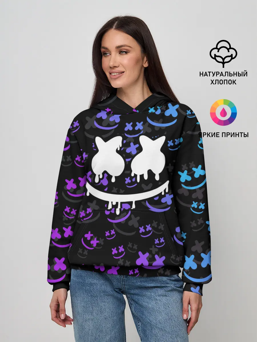 Женское худи / MARSHMELLO