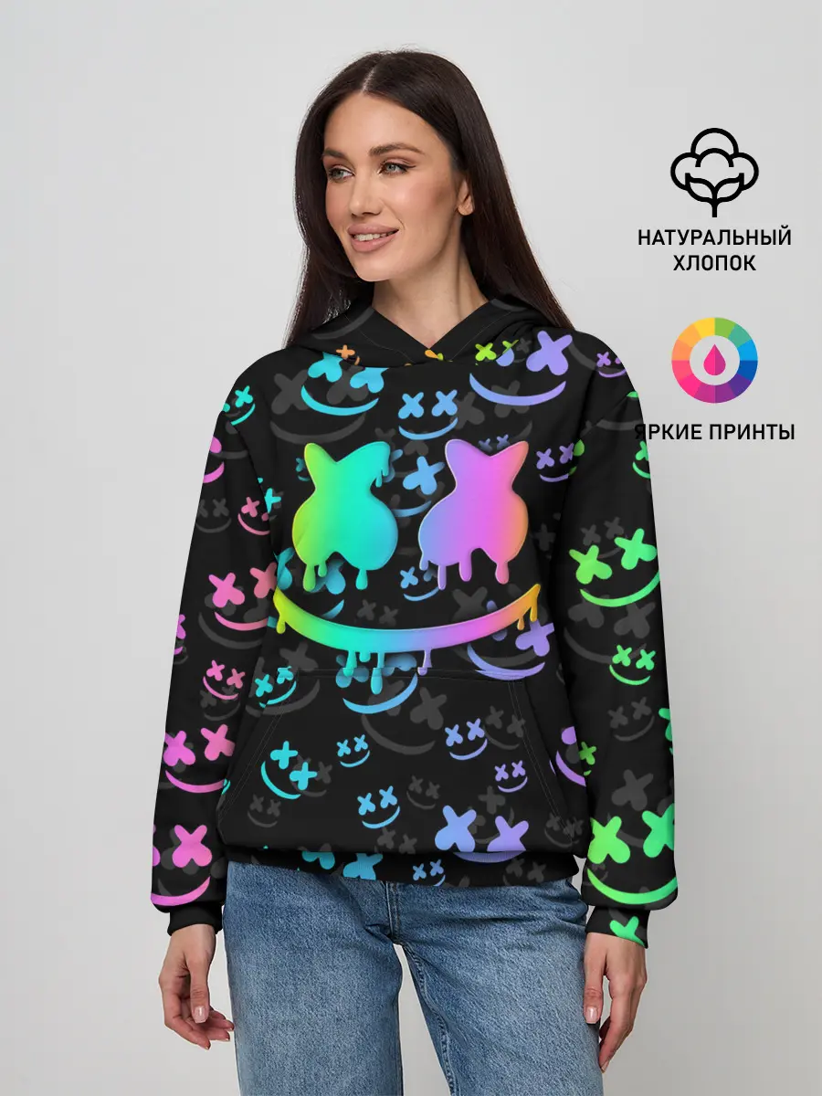 Женское худи / MARSHMELLO