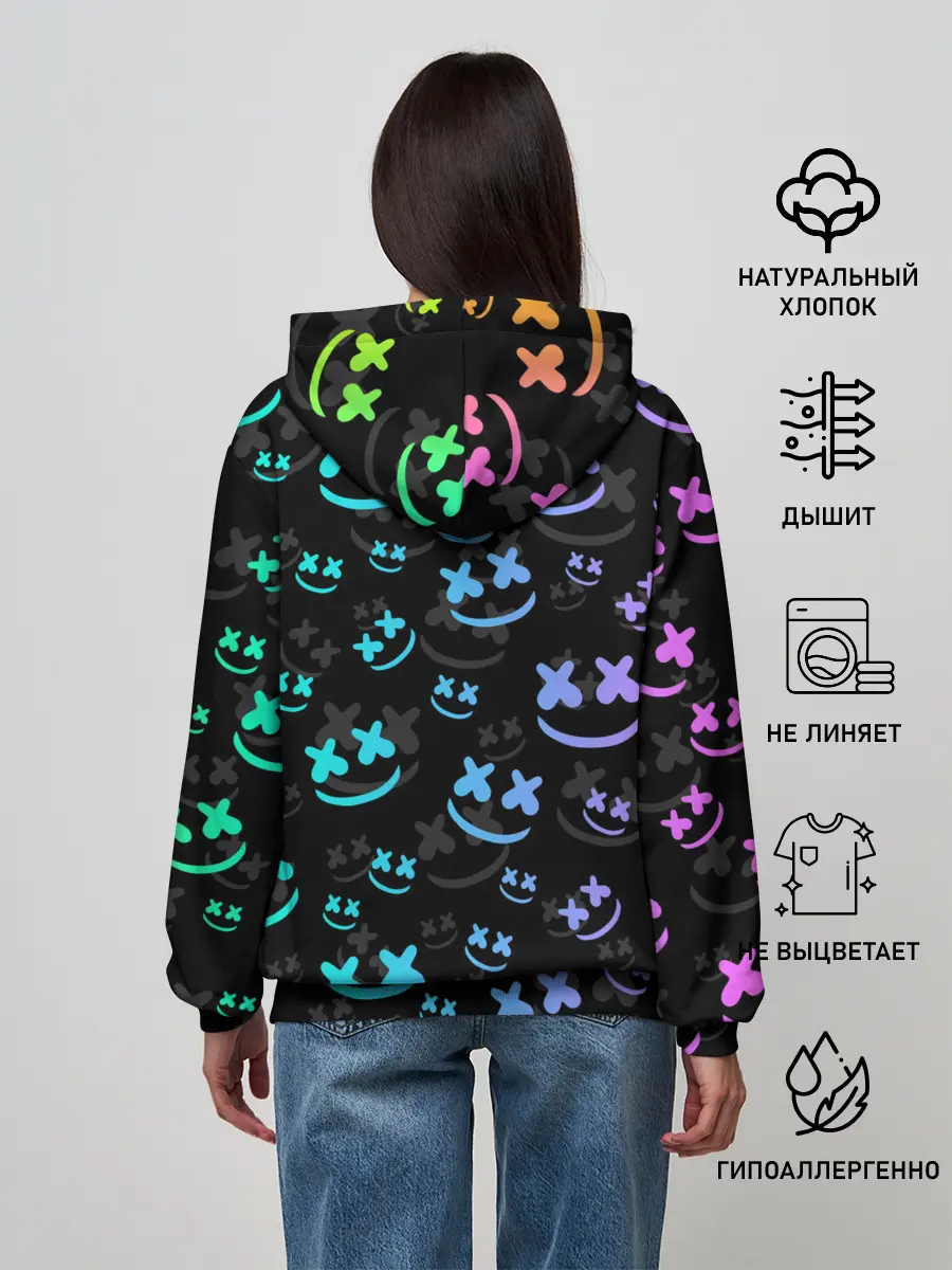 Женское худи / MARSHMELLO