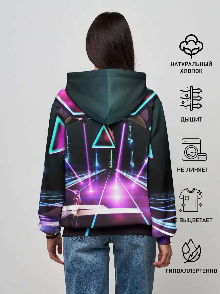 Женское худи / КИБЕРГОРОД