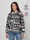 Женское худи / ЛОГОТИПЫ РОК ГРУПП GLITCH
