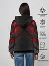 Женское худи / Black & Red Metal