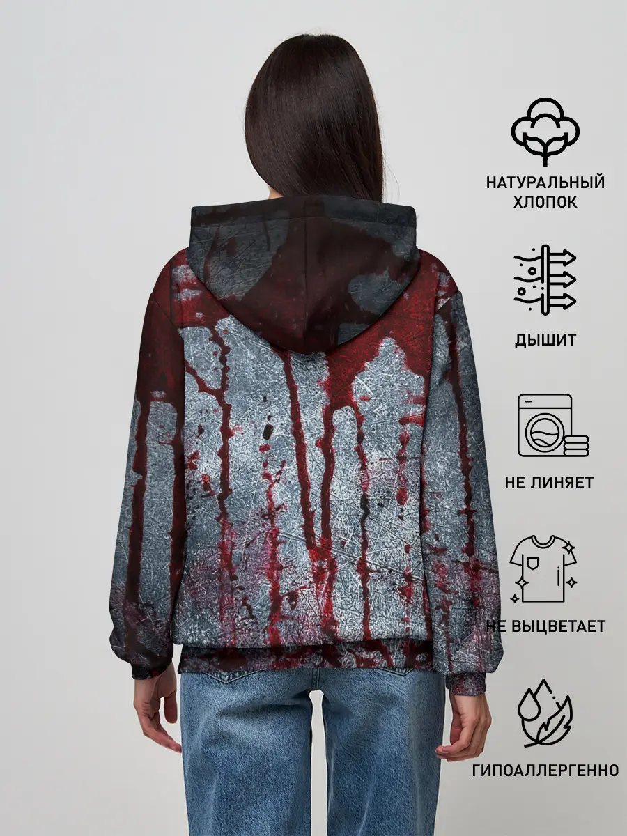 Женское худи / Кровь на металле