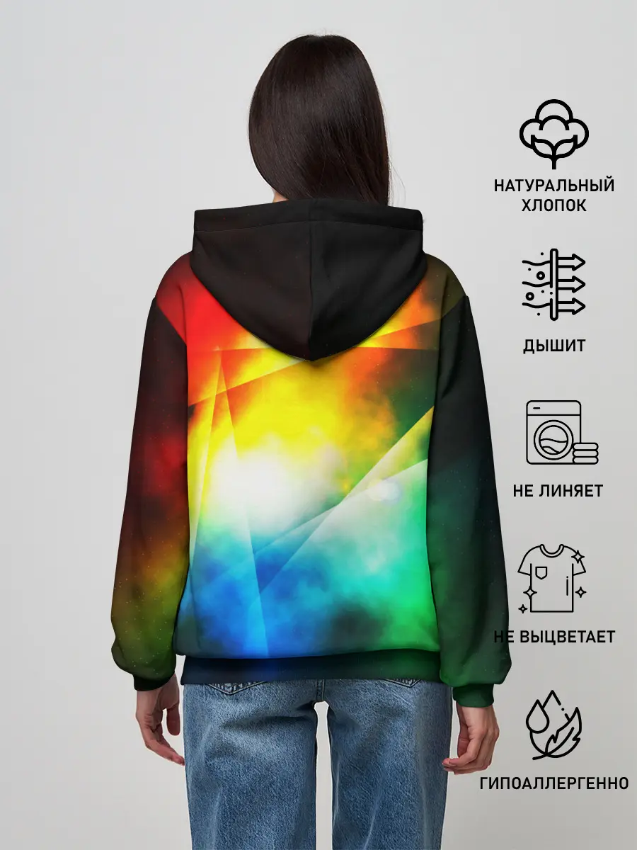 Женское худи / КРАСКИ КОСМОСА