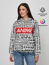 Женское худи / Anime Waifu