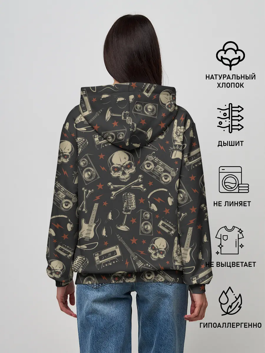 Женское худи / ROCK MUSIC