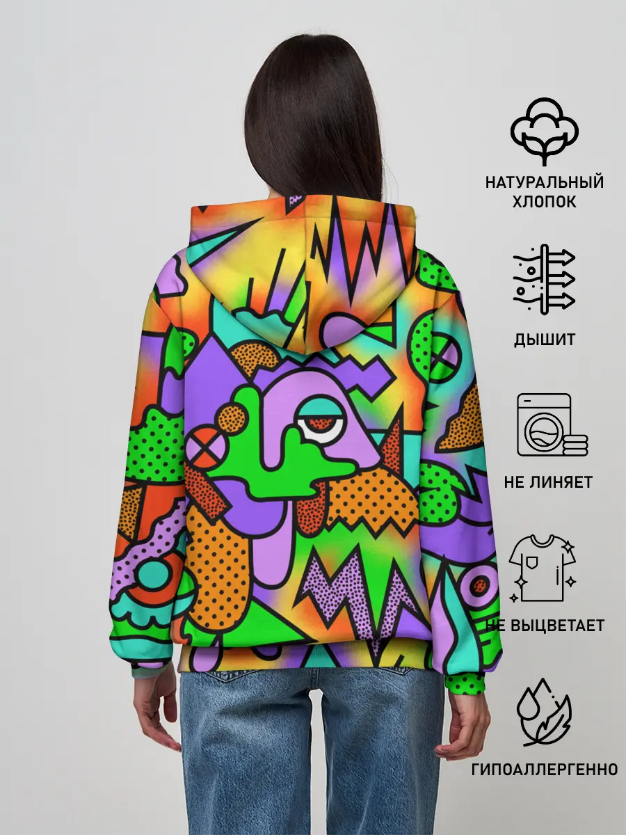 Женское худи / PSY GEOMETRY