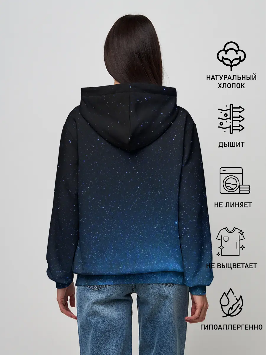 Женское худи / люди в черном