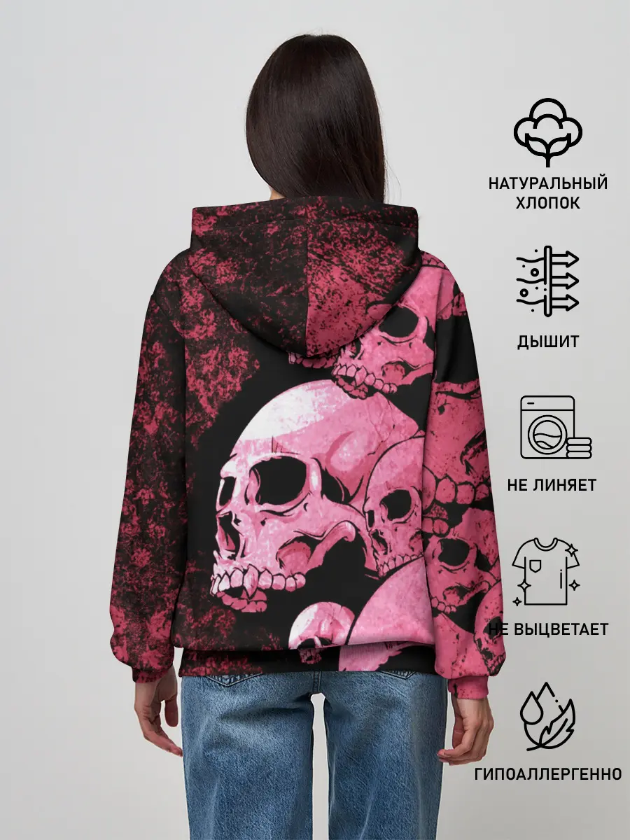 Женское худи / ЧЕРЕПА