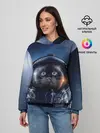 Женское худи / Кот космонавт