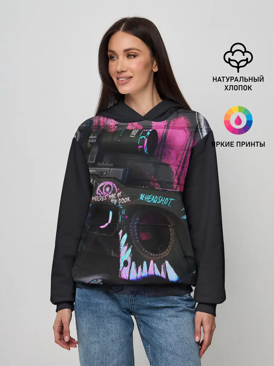 Женское худи / Neo-Noir Skins - CS:GO