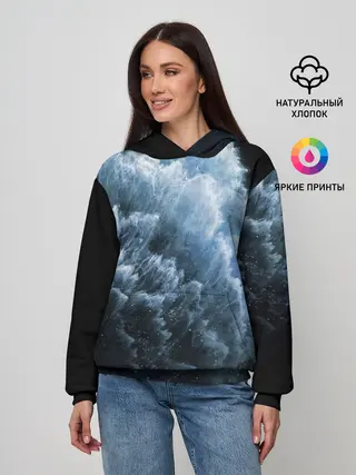 Женское худи / Обои iPhone 11 Pro