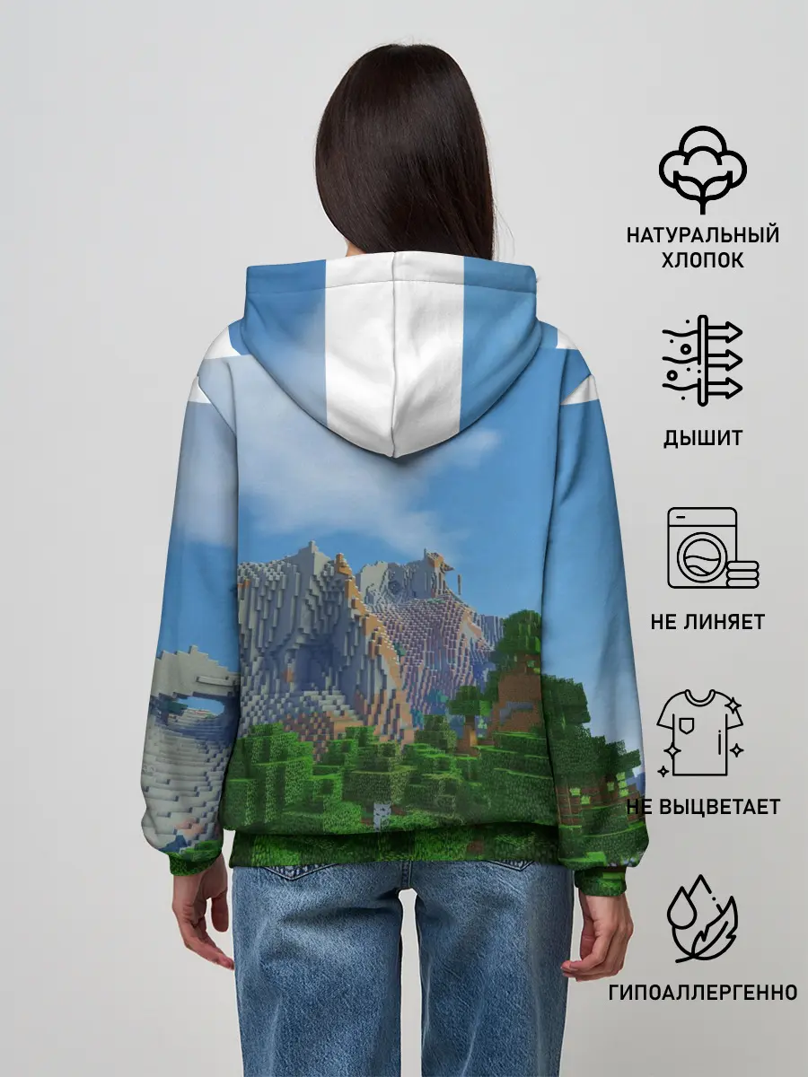 Женское худи / Minecraft