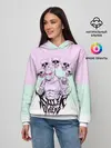 Женское худи / KILLER QUEEN 5 черепов