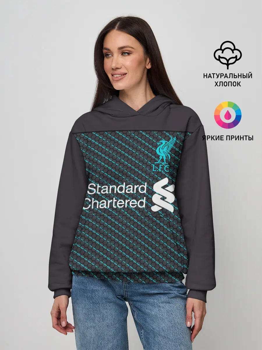 Женское худи / Liverpool 19-20 home - форма.
