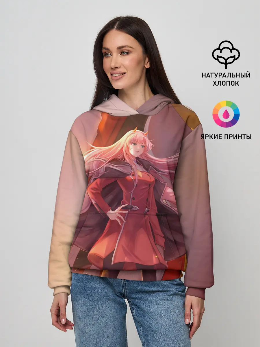 Женское худи / Darling In The Franxx art
