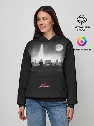 Женское худи / Miami Black