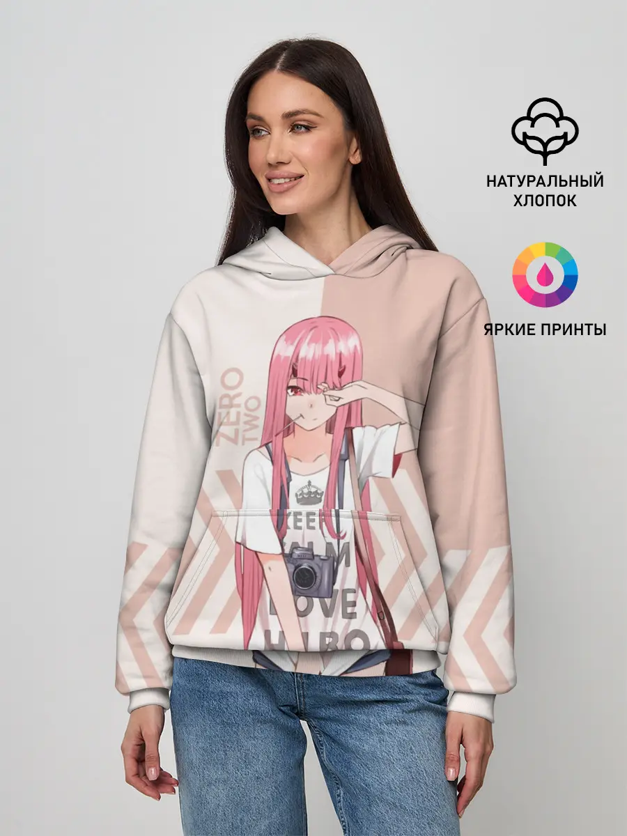 Женское худи / Darling in the Franxx Zero Two