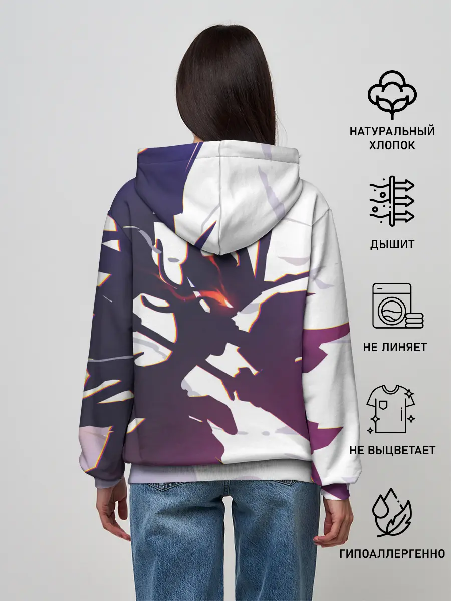 Женское худи / милый во франксе абстракция