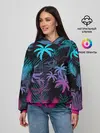 Женское худи / НЕОНОВЫЕ ПАЛЬМЫ | NEON PALMS