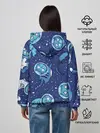 Женское худи / Кот Космонавт