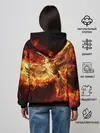Женское худи / Феникс в огне