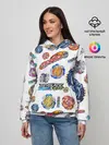 Женское худи / Бейблэйд паттерн
