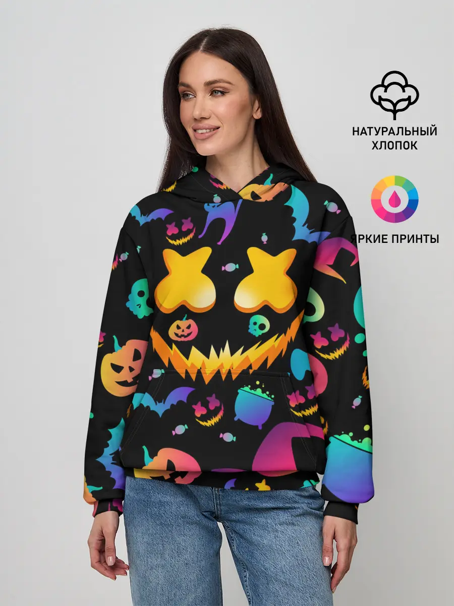 Женское худи / MARSHMELLO HALLOWEEN