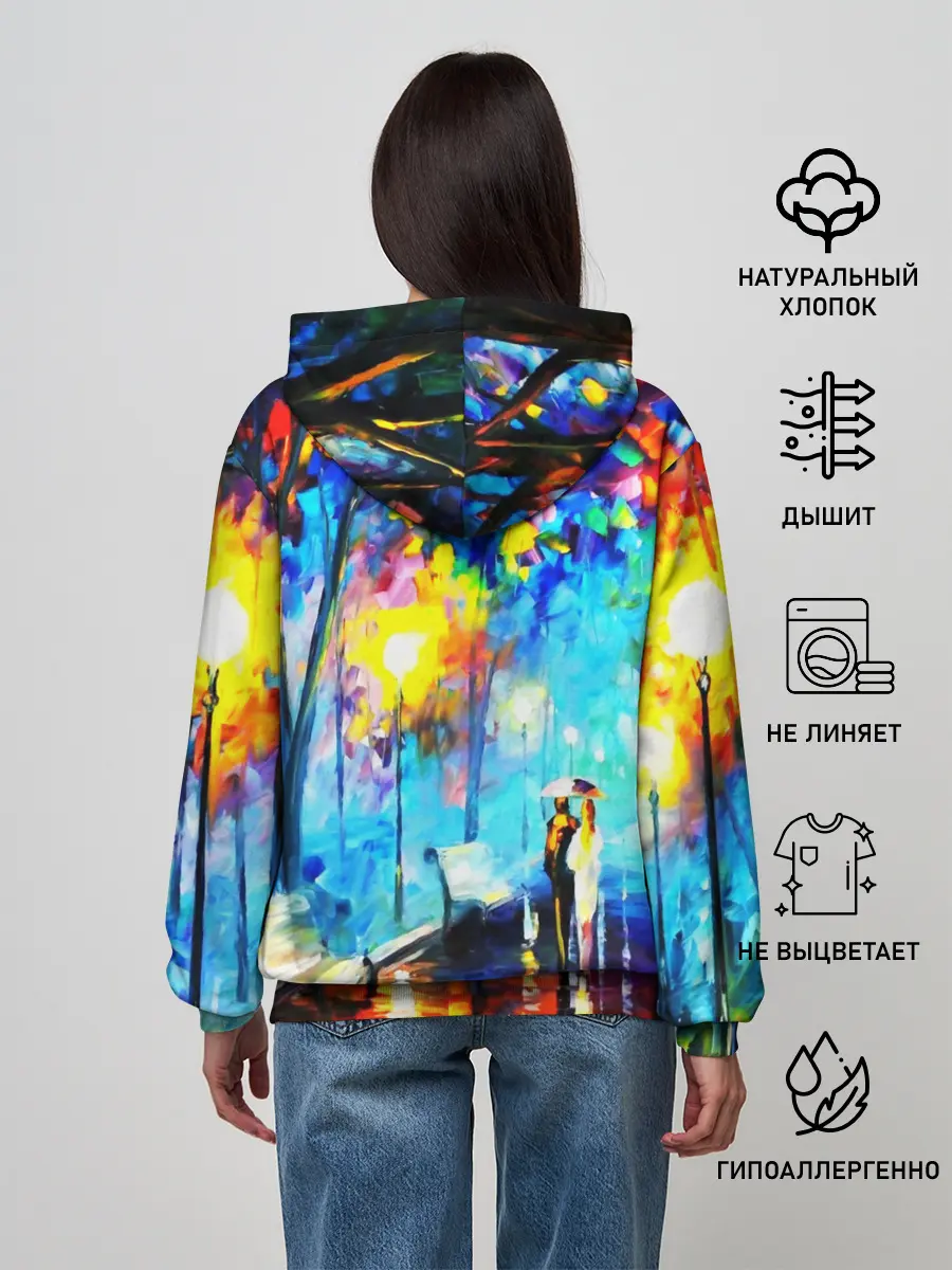 Женское худи / ВЕЧЕРНЯЯ ПРОГУЛКА