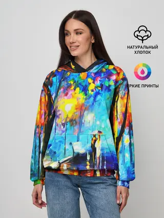 Женское худи / ВЕЧЕРНЯЯ ПРОГУЛКА