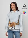 Женское худи / Зимняя лисичка