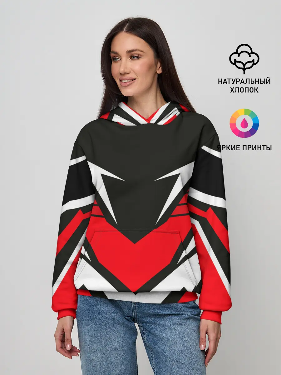 Женское худи / Sports geometry 4