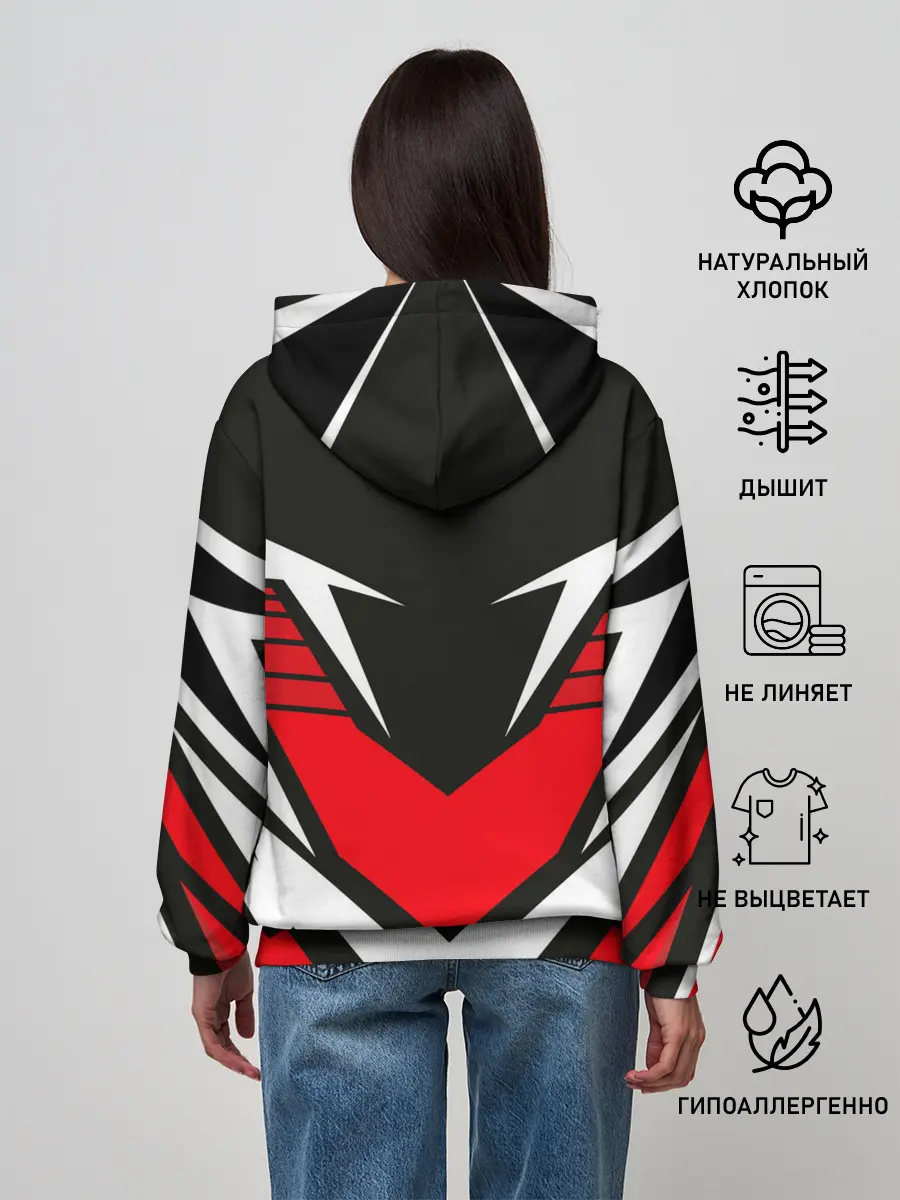 Женское худи / Sports geometry 4
