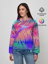Женское худи / НЕОНОВЫЕ ПАЛЬМЫ