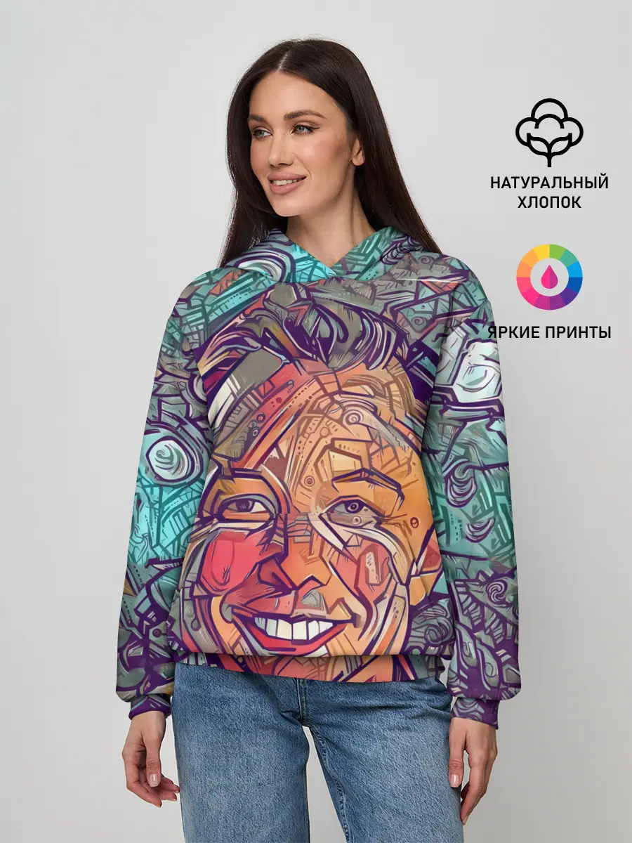 Женское худи / МАСК-БОТ